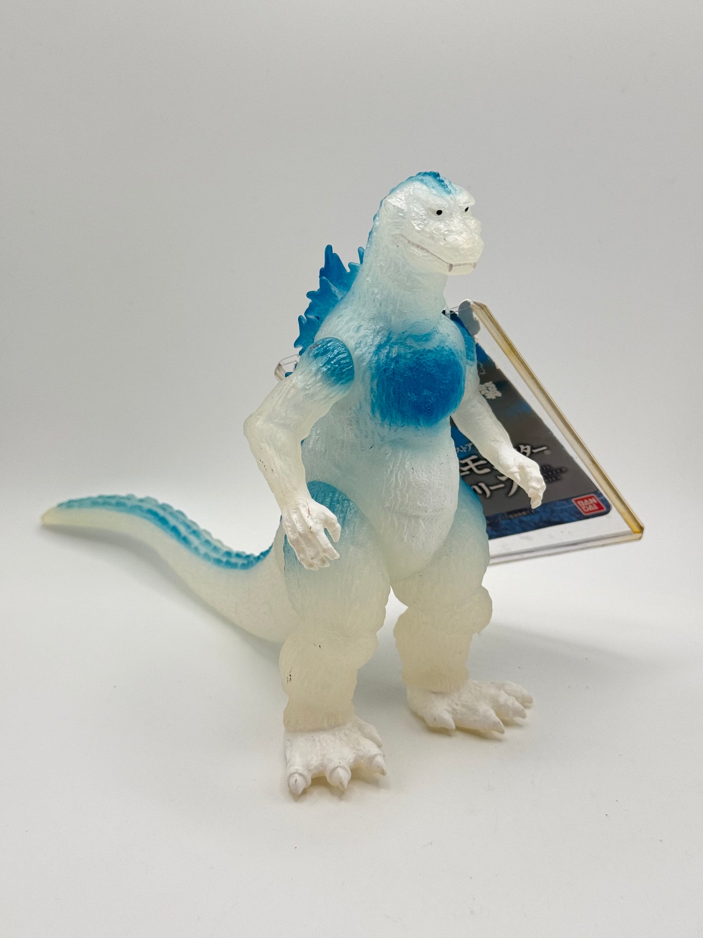 Vintage Frost Blue Godzilla Vinyl Figure Japanese Kaiju Toy