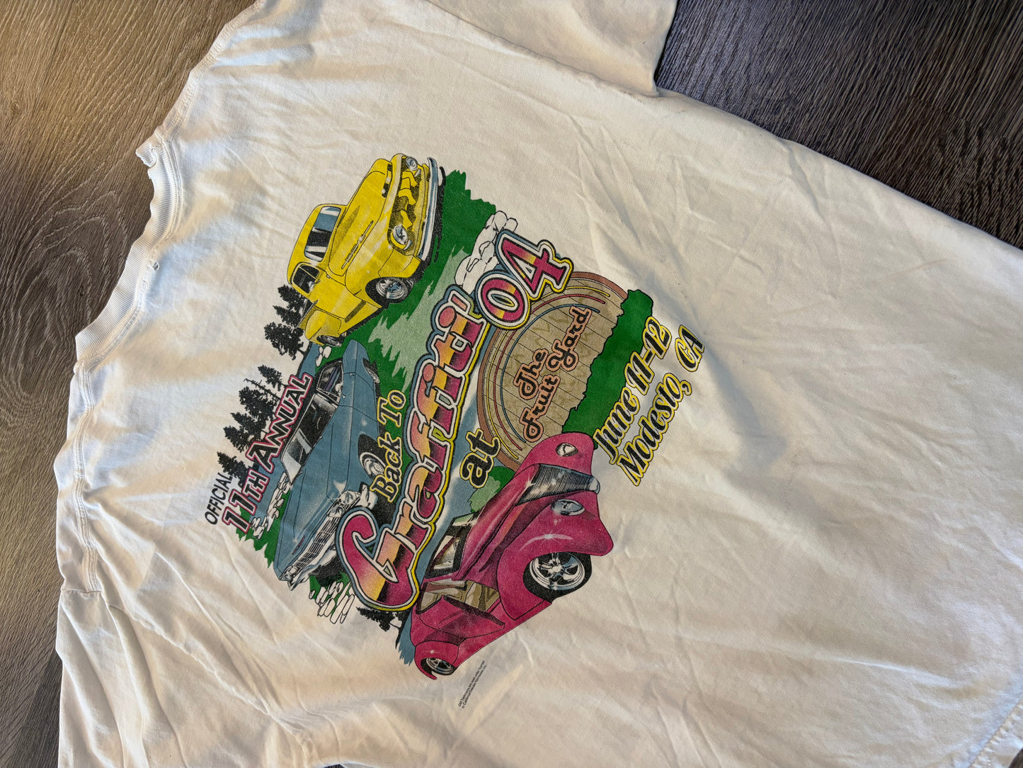 Vintage Official 11th Annual Back to Graffiti at 04 The Fruit Yard Shirt Size XL