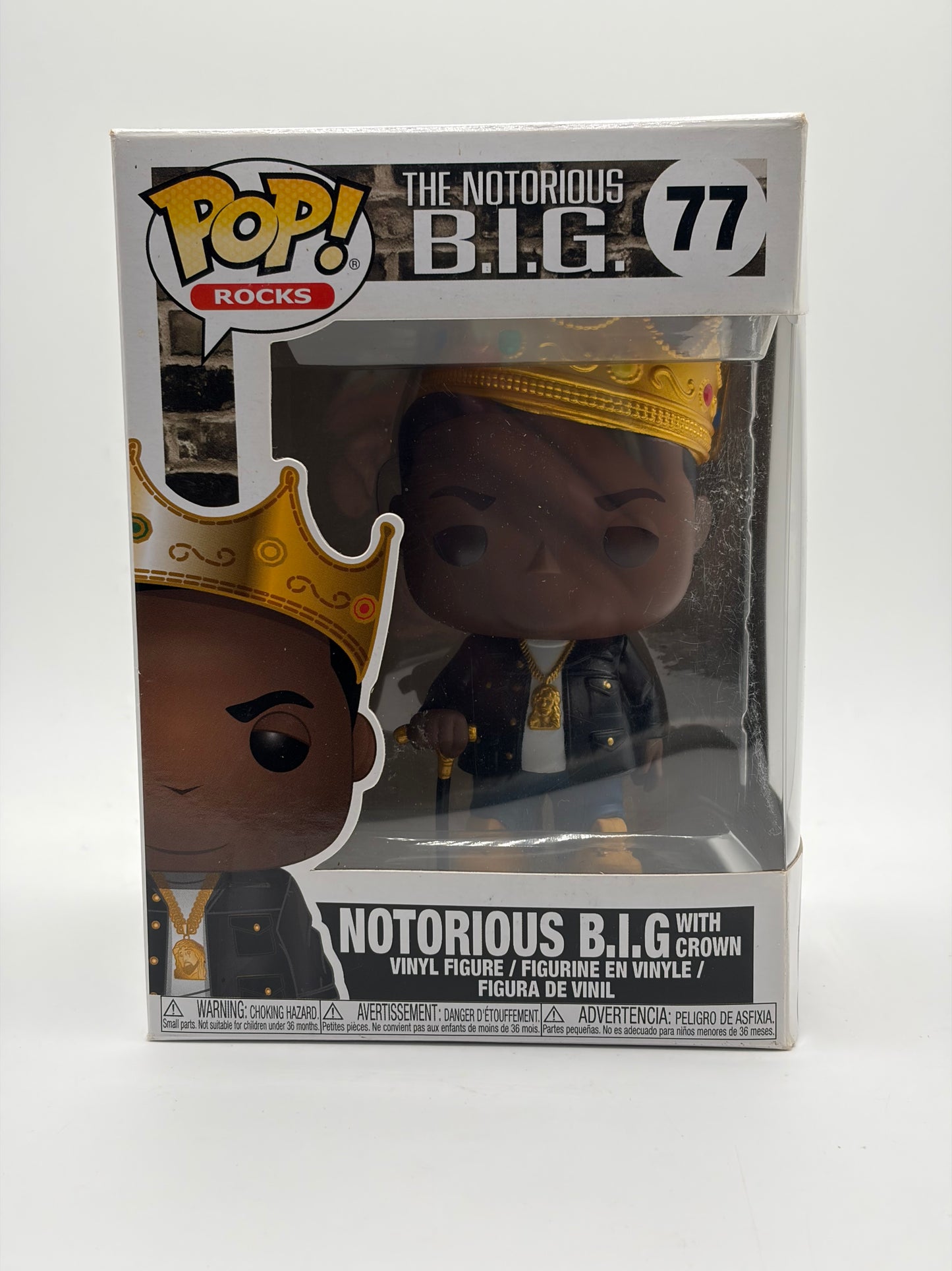 Notorious B.I.G. with a Crown Funko Pop