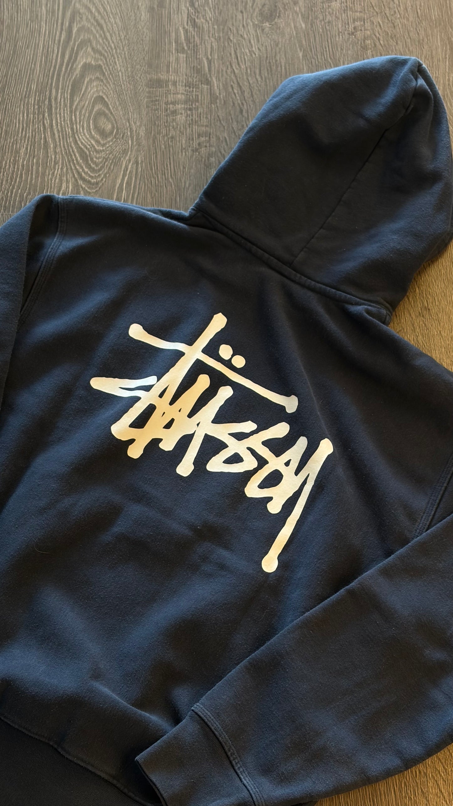 Stussy Hoodie Navy Size M