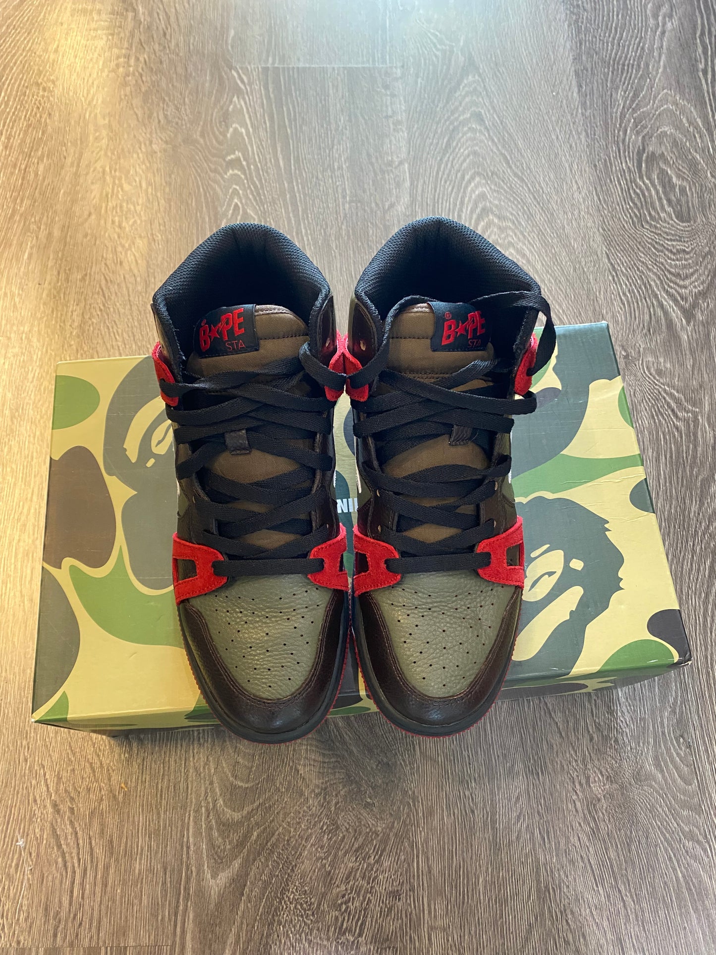 Bape Bapesta 93 Hi Top Sneakers