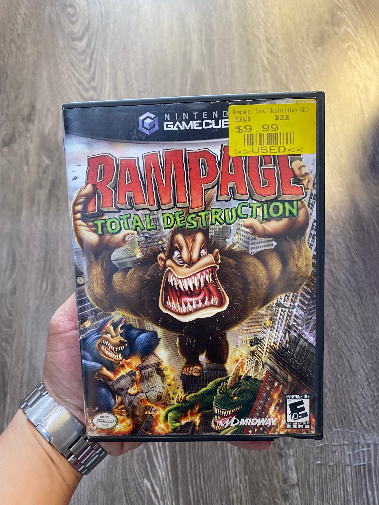Nintendo GameCube Rampage Total Destruction Video Game