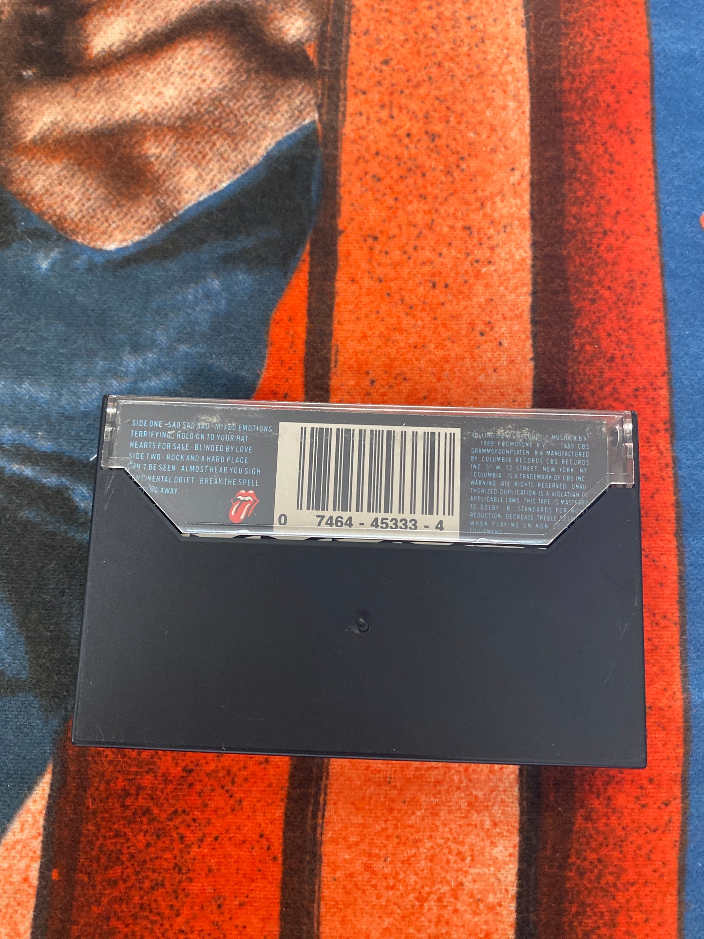 The Rolling Stones Steel Wheels Cassette Tape