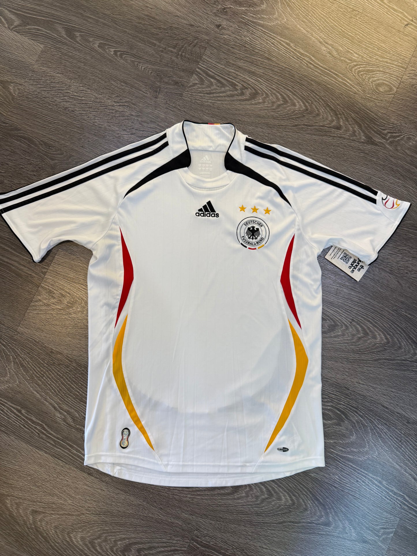 Adidas Germany National Team 2006 World Cup Soccer Jersey White Football Shirt sz M