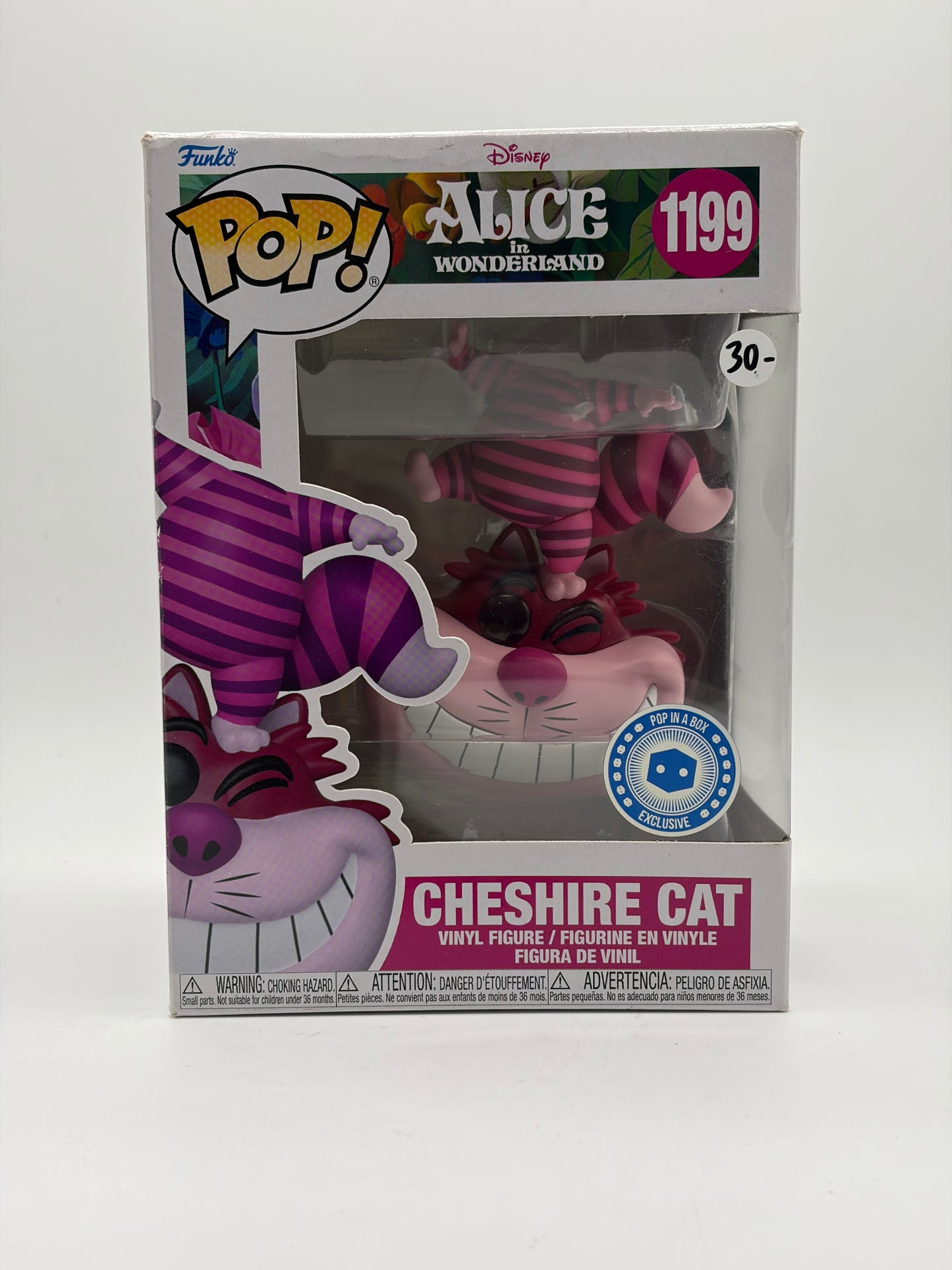 Cheshire Cat Funko Pop Pop in a Box Exclusive