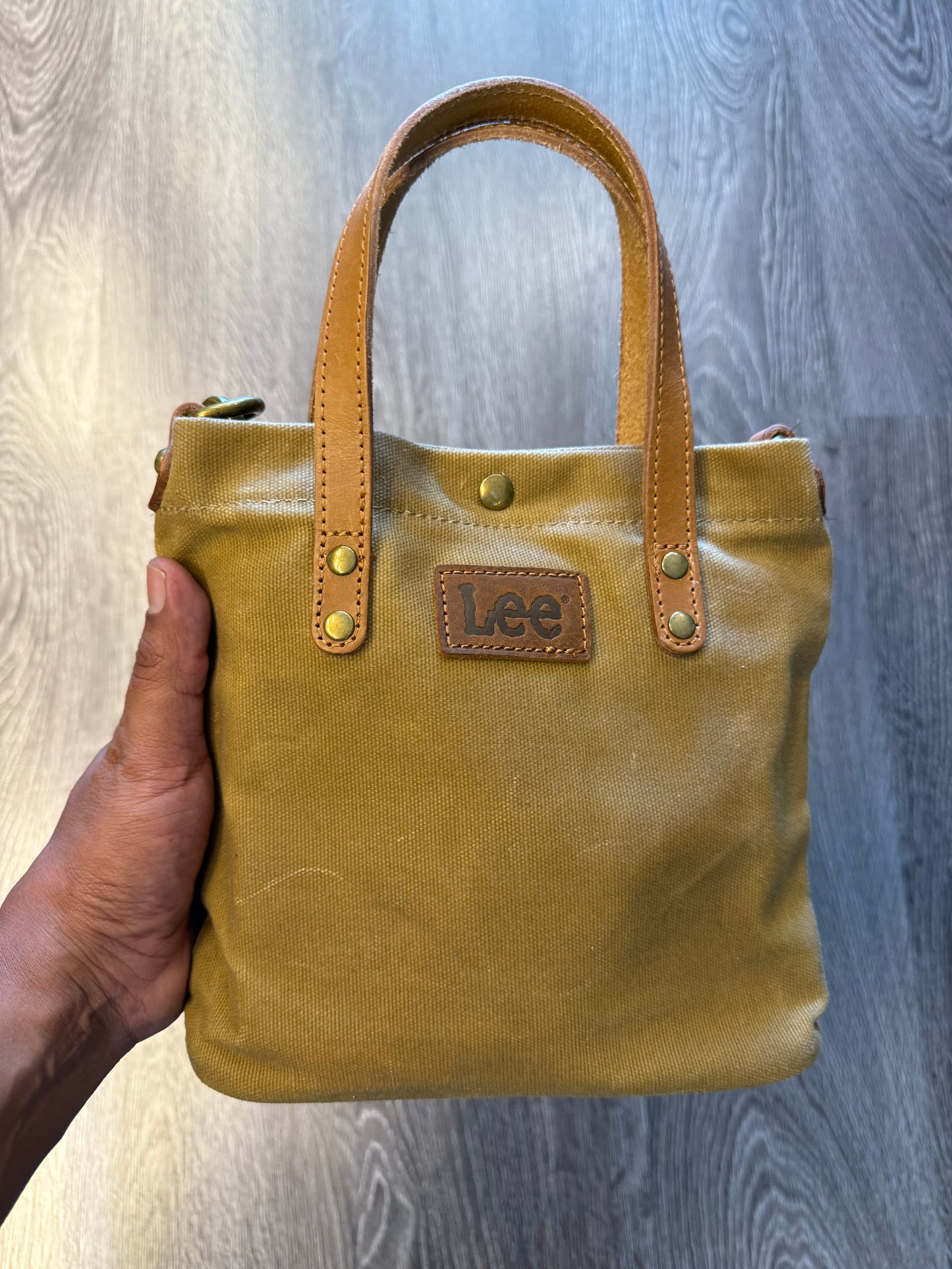 Lee canvas bag cross body tote