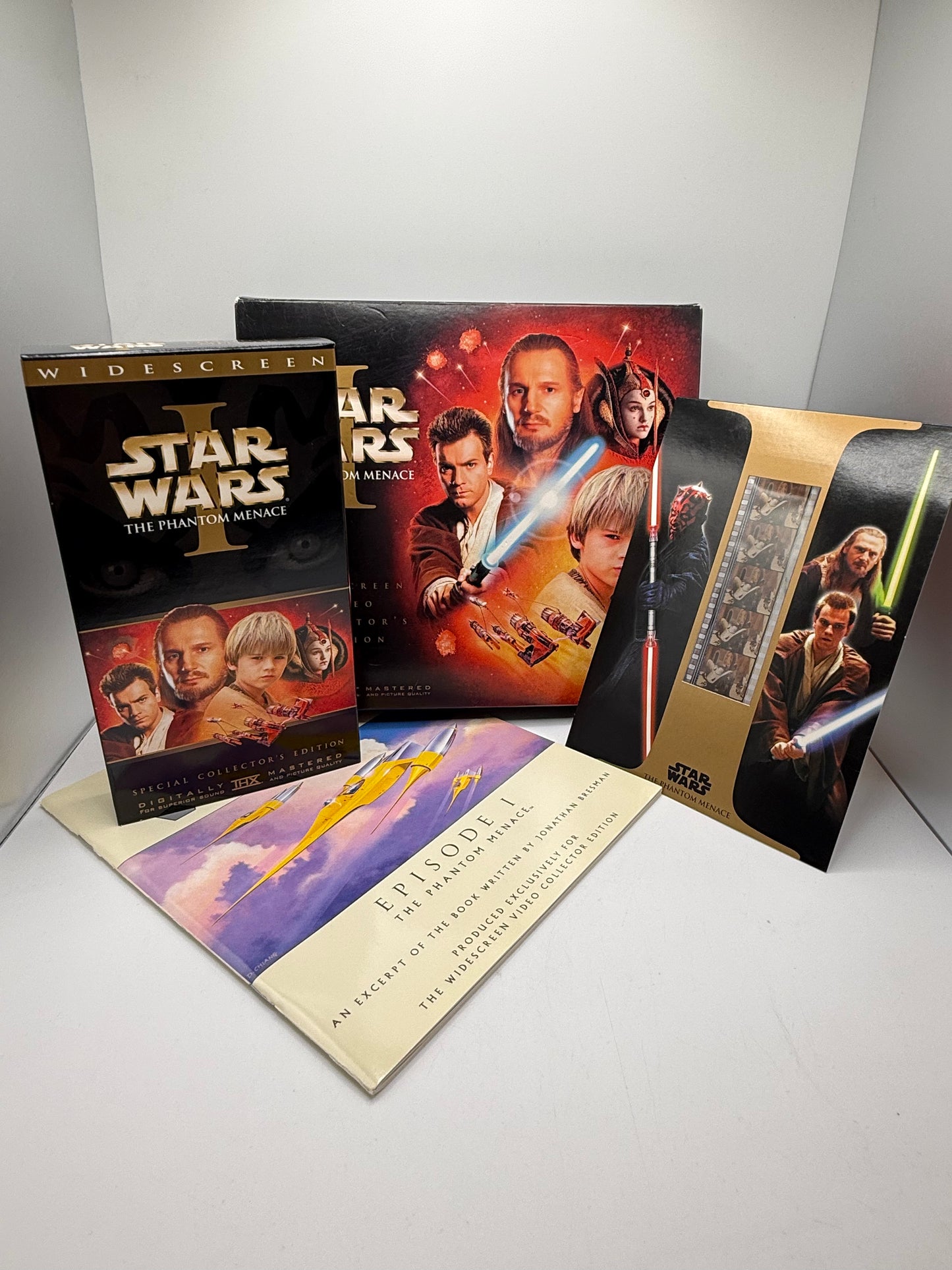 Star Wars The Phantom Menace Widescreen Video Collector’s Edition VHS