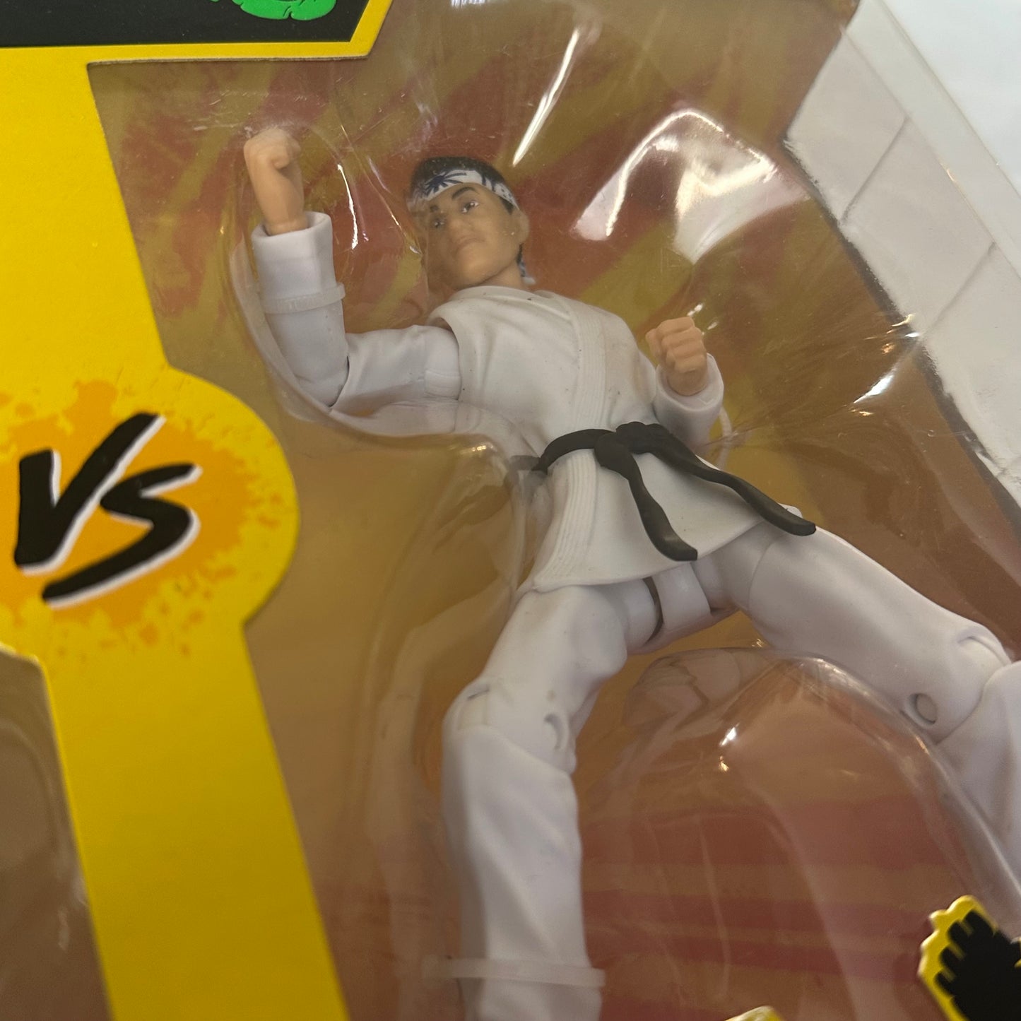 TMNT x Cobra Kai Michelangelo vs Daniel LaRusso Figure Set