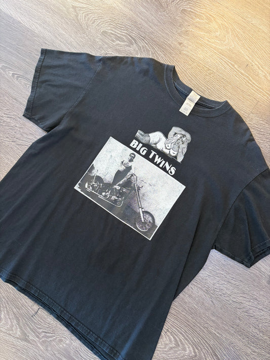 Vintage Big Twins Motorcycle Shirt Size XL