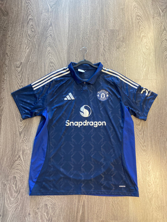 Adidas Manchester United Navy Blue Jersey Sz 2XL