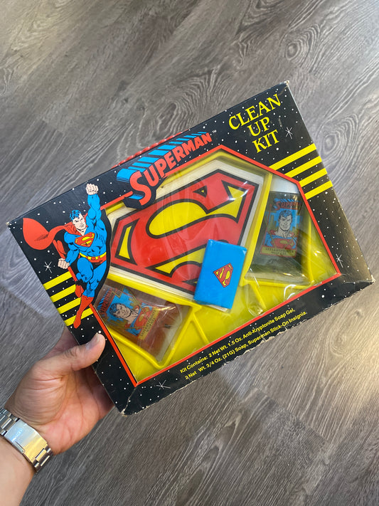 Super Man Clean Up Kit Bath Set