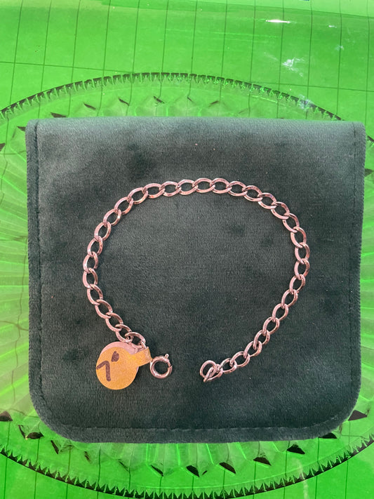 .925 sterling silver bracelet 7”