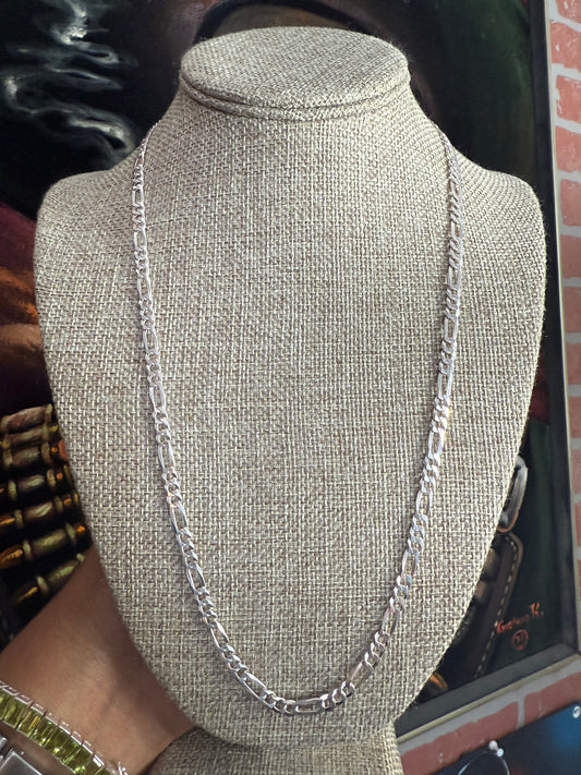 .925 Sterling silver Figaro 24”