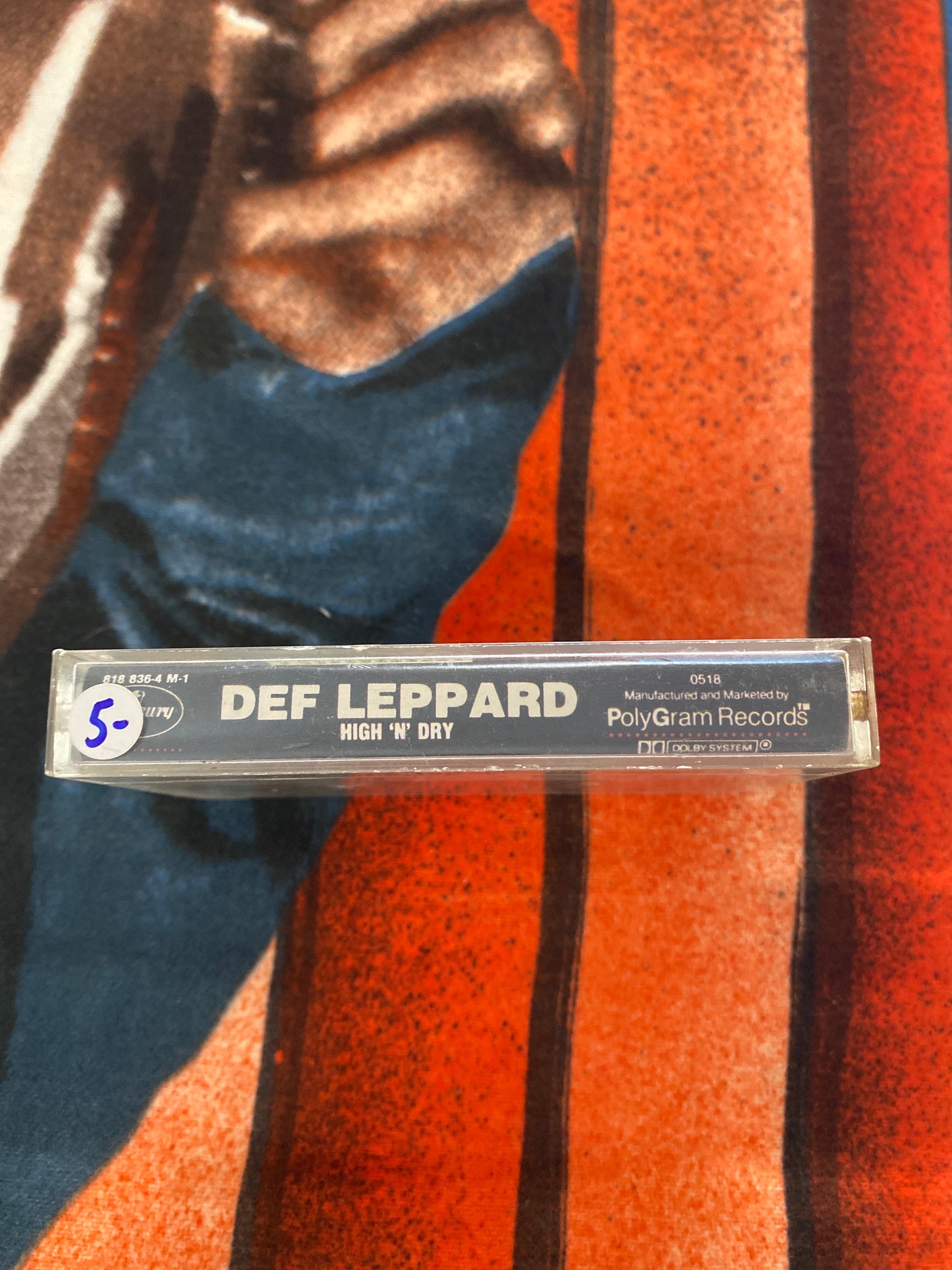 Def Leppard High N Dry Cassette Tape