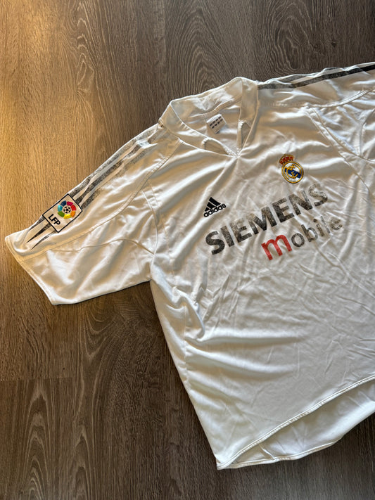 Vintage Real Madrid Siemens adidas soccer jersey