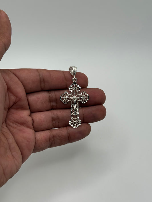 .925 Sterling Silver Cross Crucifix Pendent