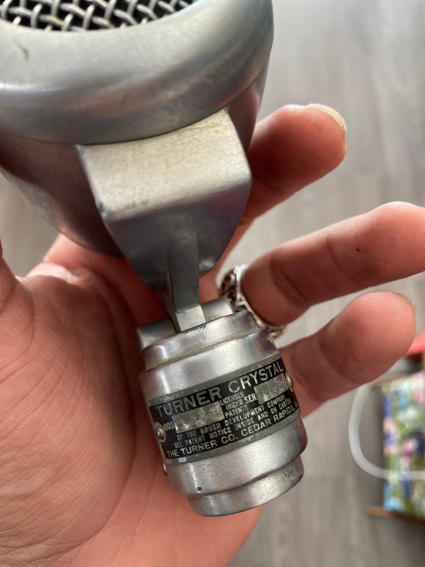 Vintage Turner Crystal Microphone
