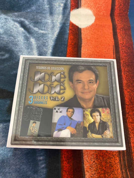 Jose Jose Vol 2 Tesoros De Coleccion 3 CD Set Brand New Sealed
