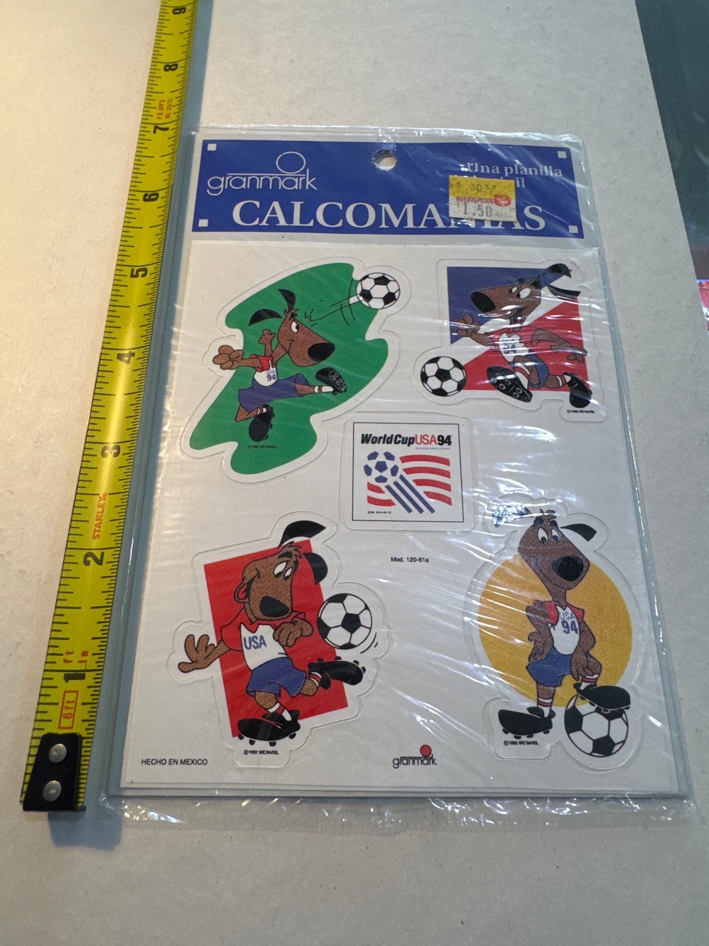 World Cup USA 1994 Soccer Stickers