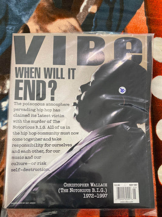 Vibe Magazine Biggie Smalls 1997