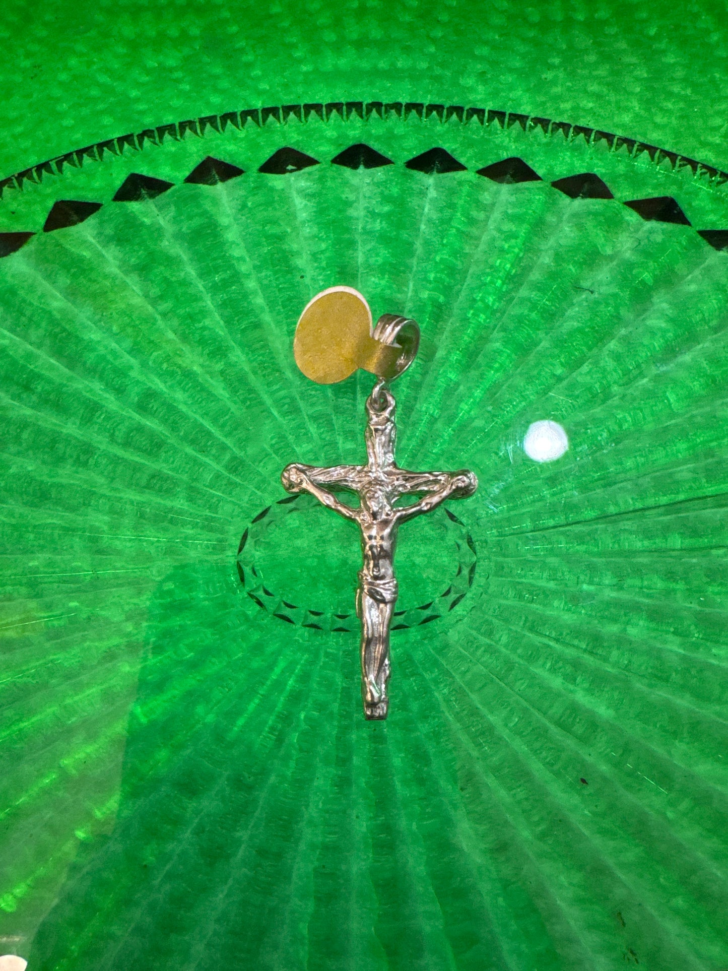 .925 Sterling Silver Jesus pendant