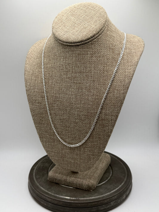 .925 Sterling Silver Cuban Chain Sz. 24”
