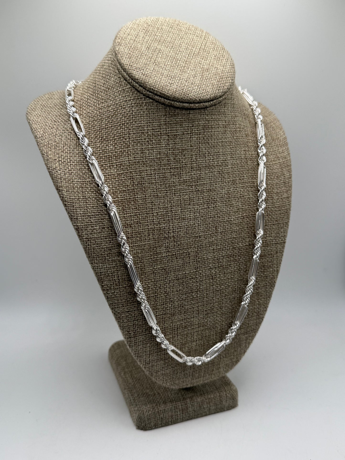 .925 Sterling Silver Solid Milano chain 26”