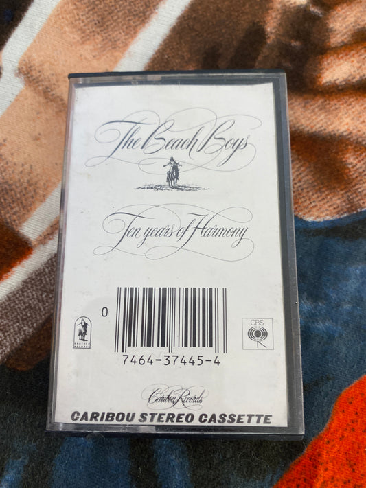 The Beach Boys Ten Years In Harmony Cassette Tape