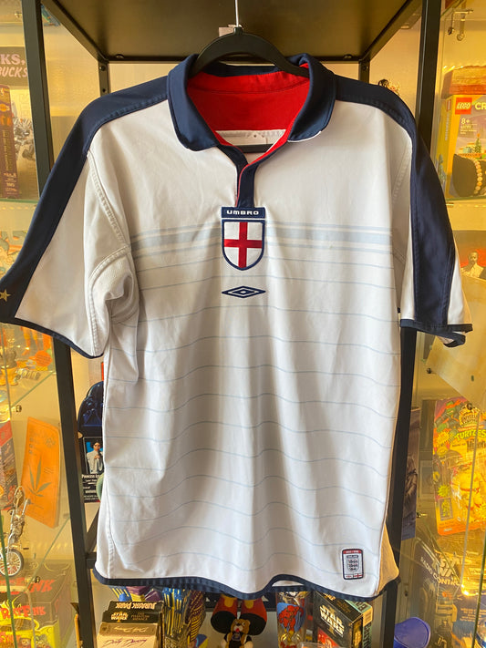 Vintage Y2K Umbro England National Team Soccer Jersey Sz Large