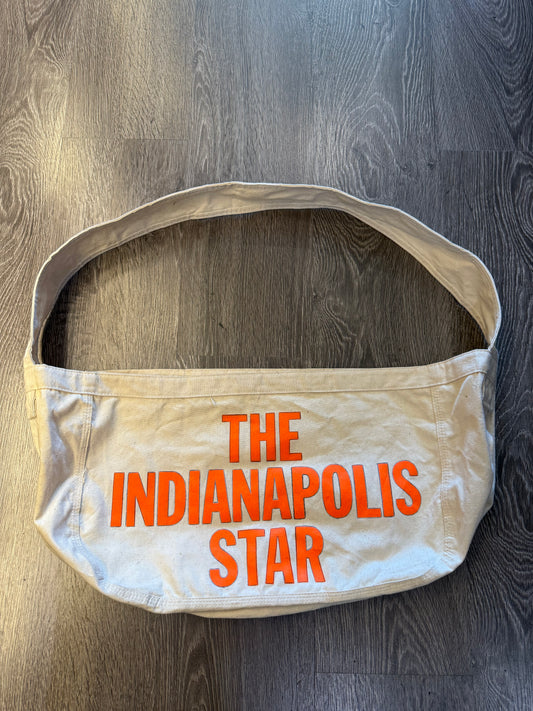 Vintage newspaper delivery bag “Indianapolis Star”