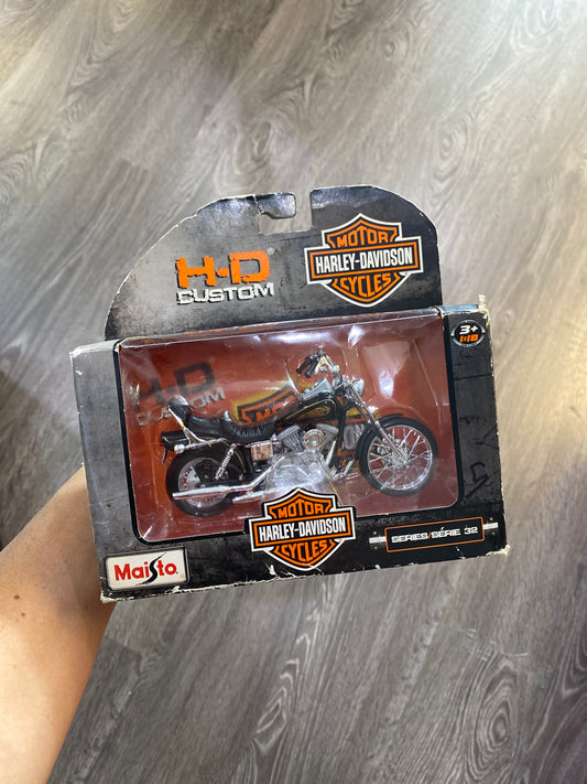 Vintage Harley Davidson HD Custom Maisito Die Cast Bike