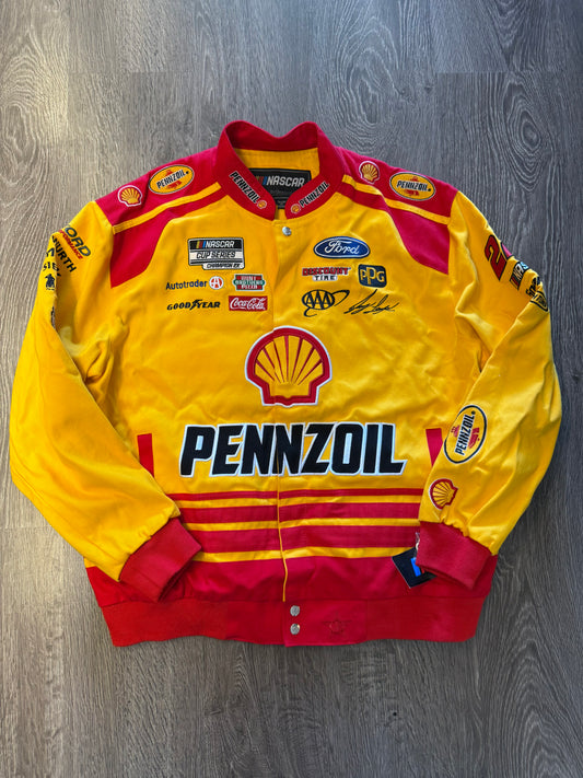 Pennzoil official nascar jacket sz XL