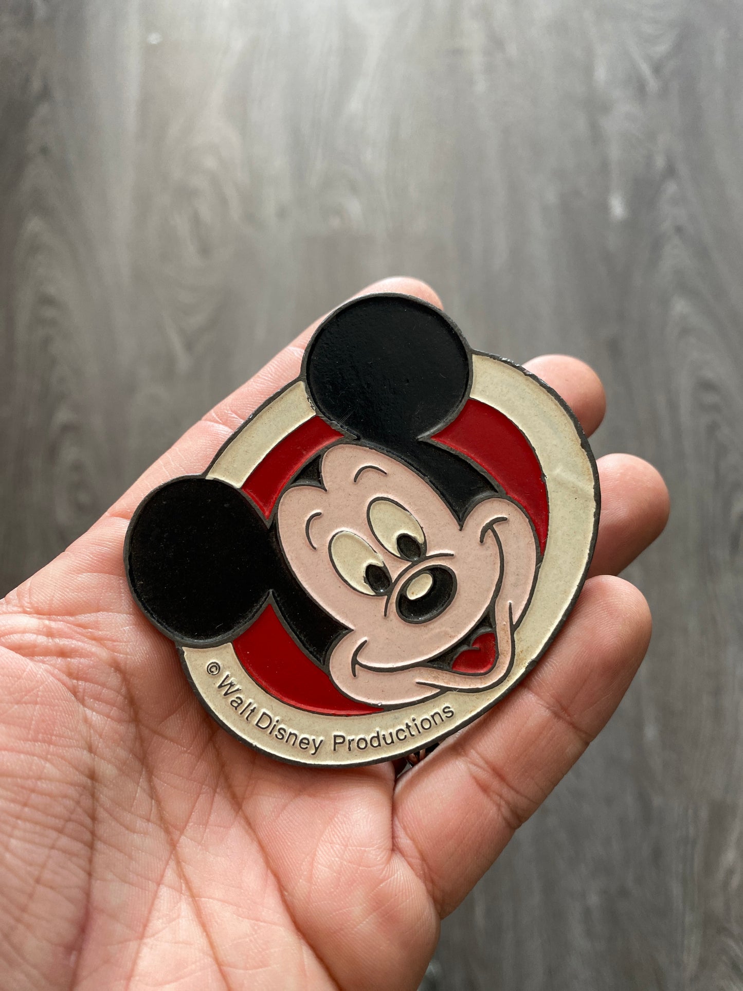 Vintage Disney Mickey Mouse Belt Buckle