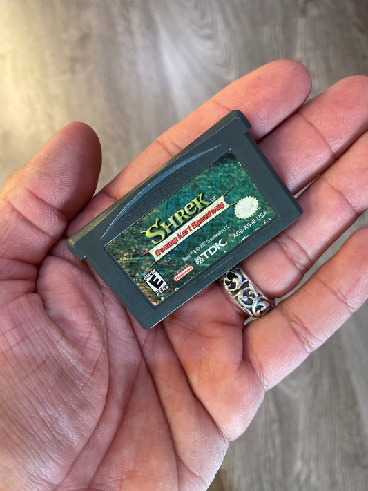 Nintendo Gameboy Advance GBA Shrek Swamp Kart Speedway Video Game