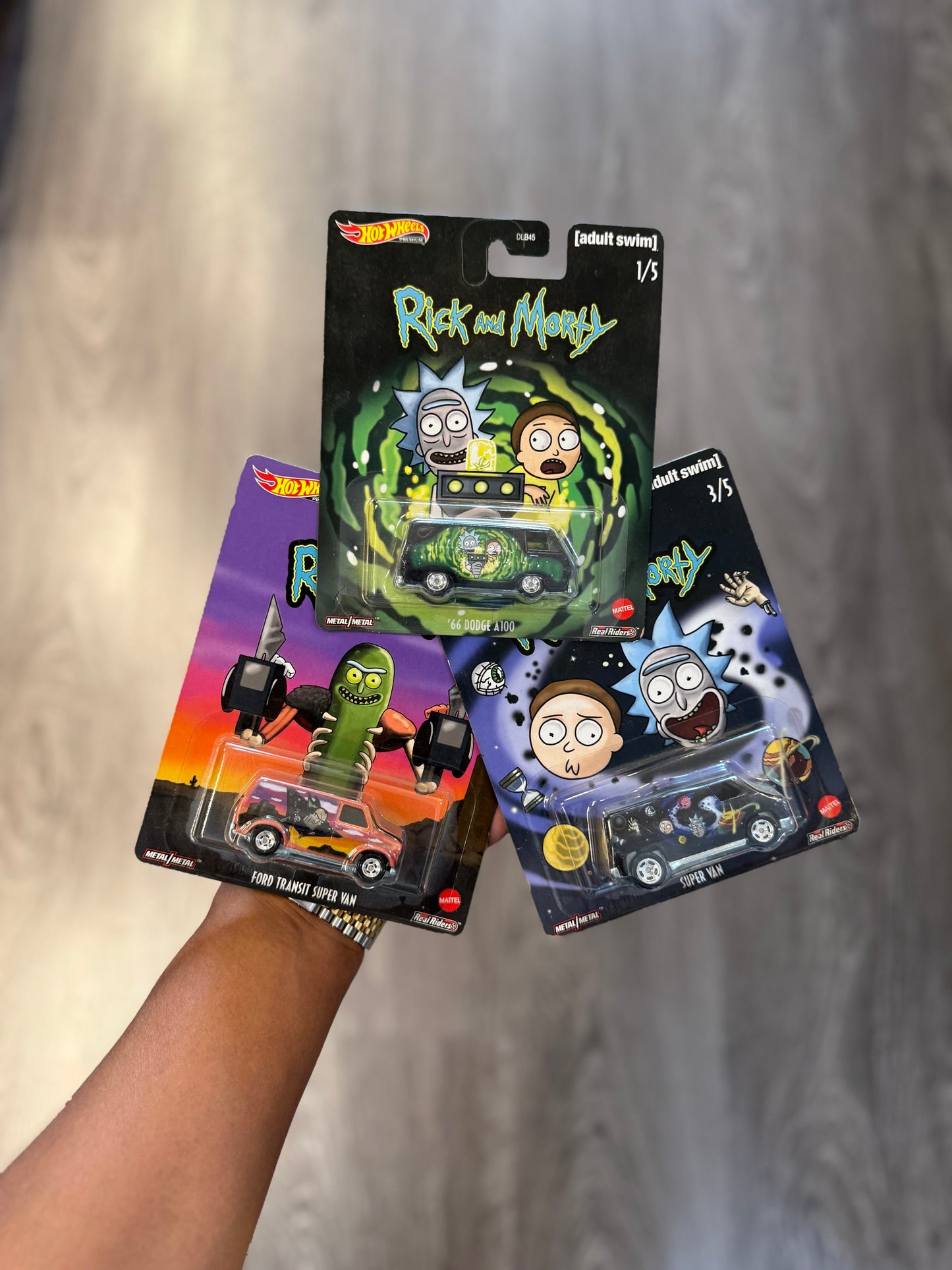 Rick and Morty hot wheels lot
