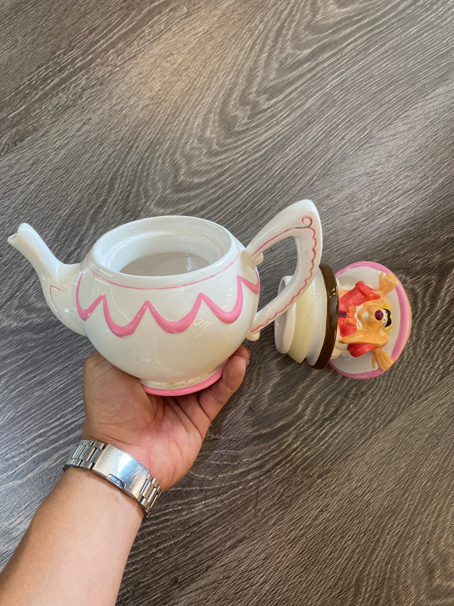 Vintage Alice In Wonderland Mad Hatter Cookie Jar
