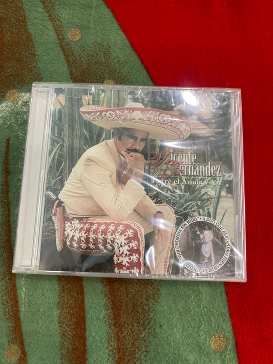 Vicente Fernandez Entre El Amor Y Yo CD