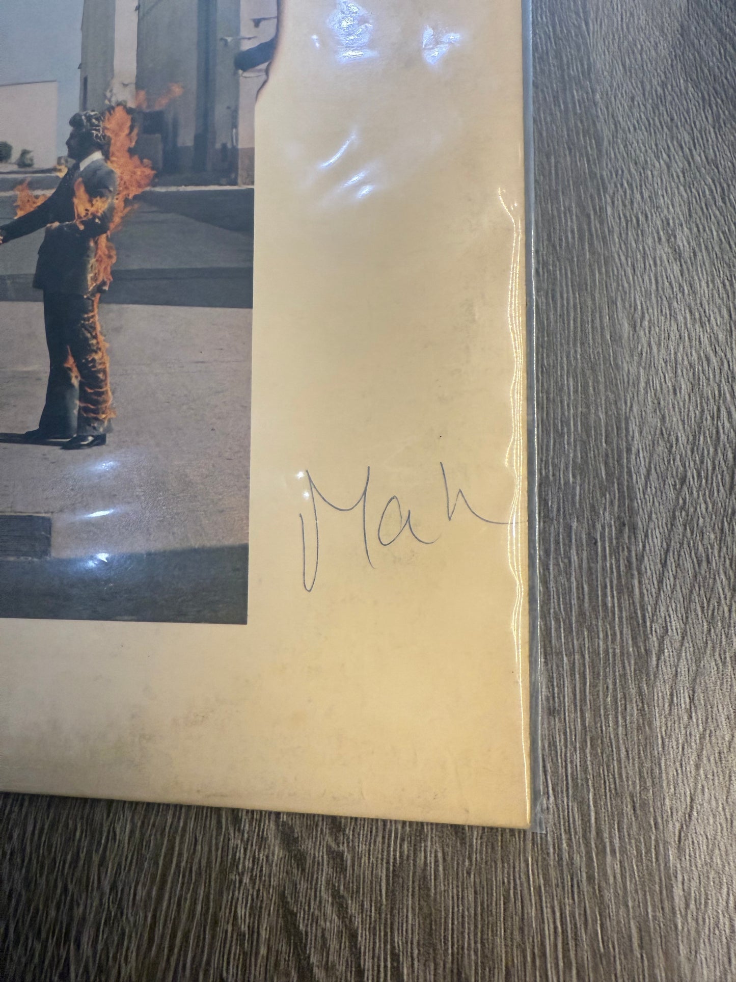 Vintage vinyl Pink Floyd wish you were here album