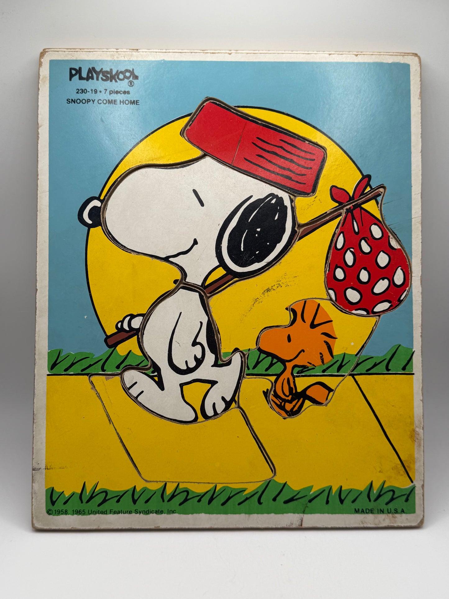 Playskool Snoopy Puzzle SNOOPY COME HOME