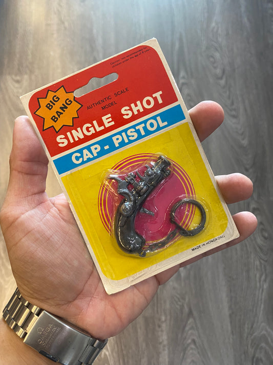 Vintage Single Shot Cap Pistol Keychain