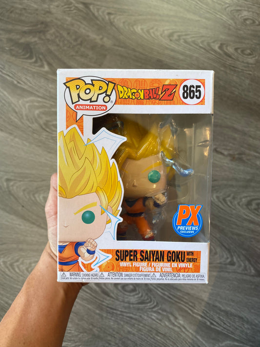 Funko Pop Super Saiyan Goku with Energy