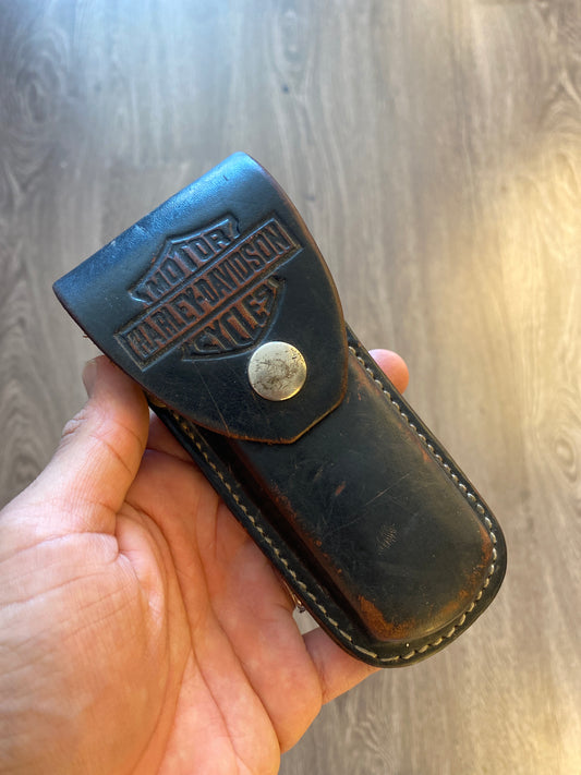 Vintage Harley Davidson Buck Knife Holder
