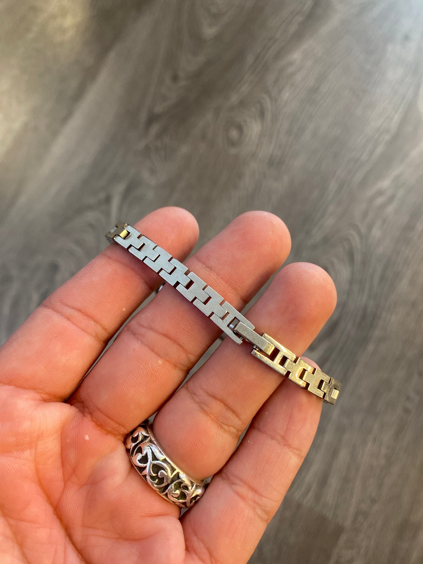Vintage Gold Two Tone Diamond Style Small Lady’s Watch