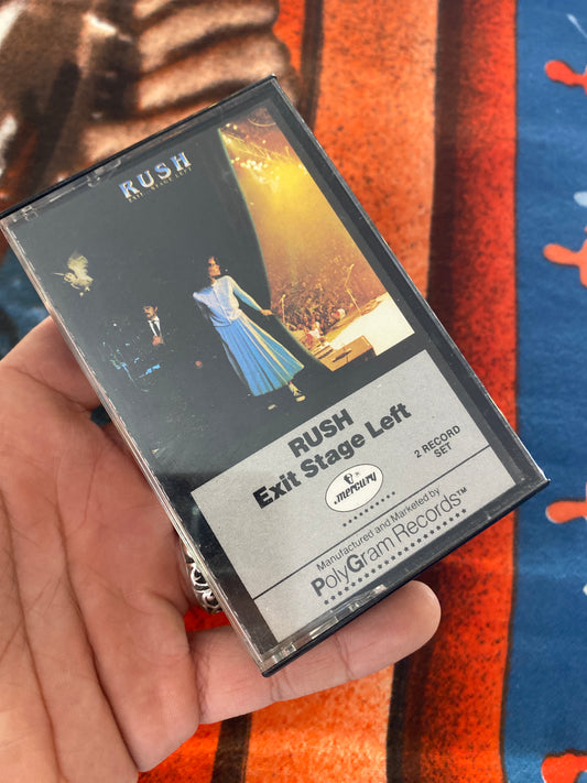 Rush Exit Stage Left Cassette Tape
