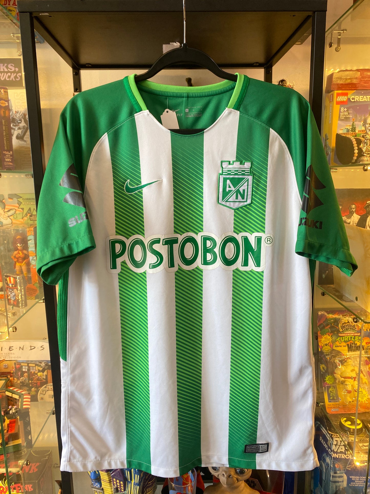 Vintage Y2K Nike Atletico Nacional Home Jersey Sz Large