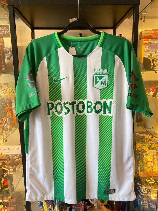 Vintage Y2K Nike Atletico Nacional Home Jersey Sz Large