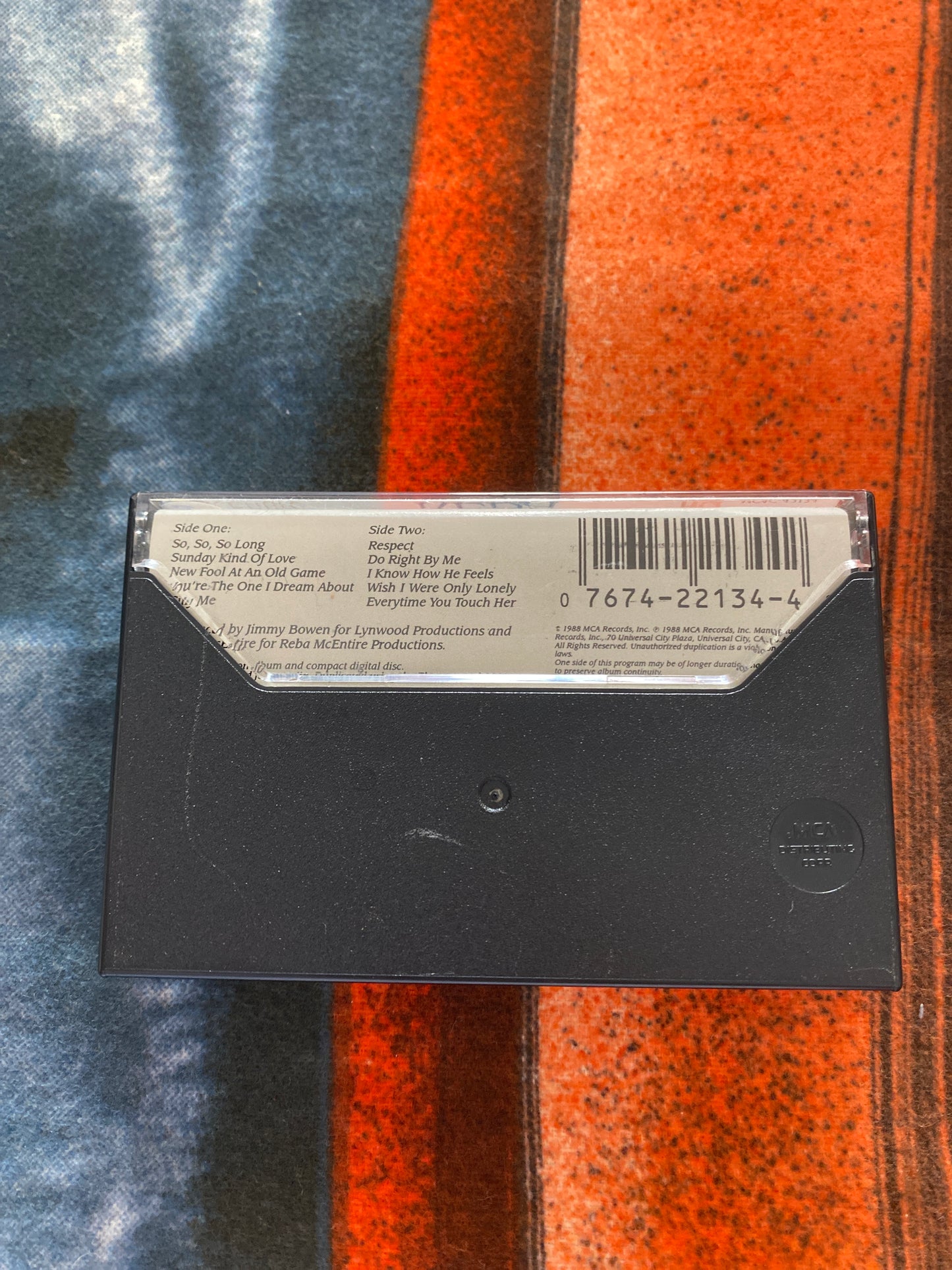 Reba McEntire Reba Cassette Tape