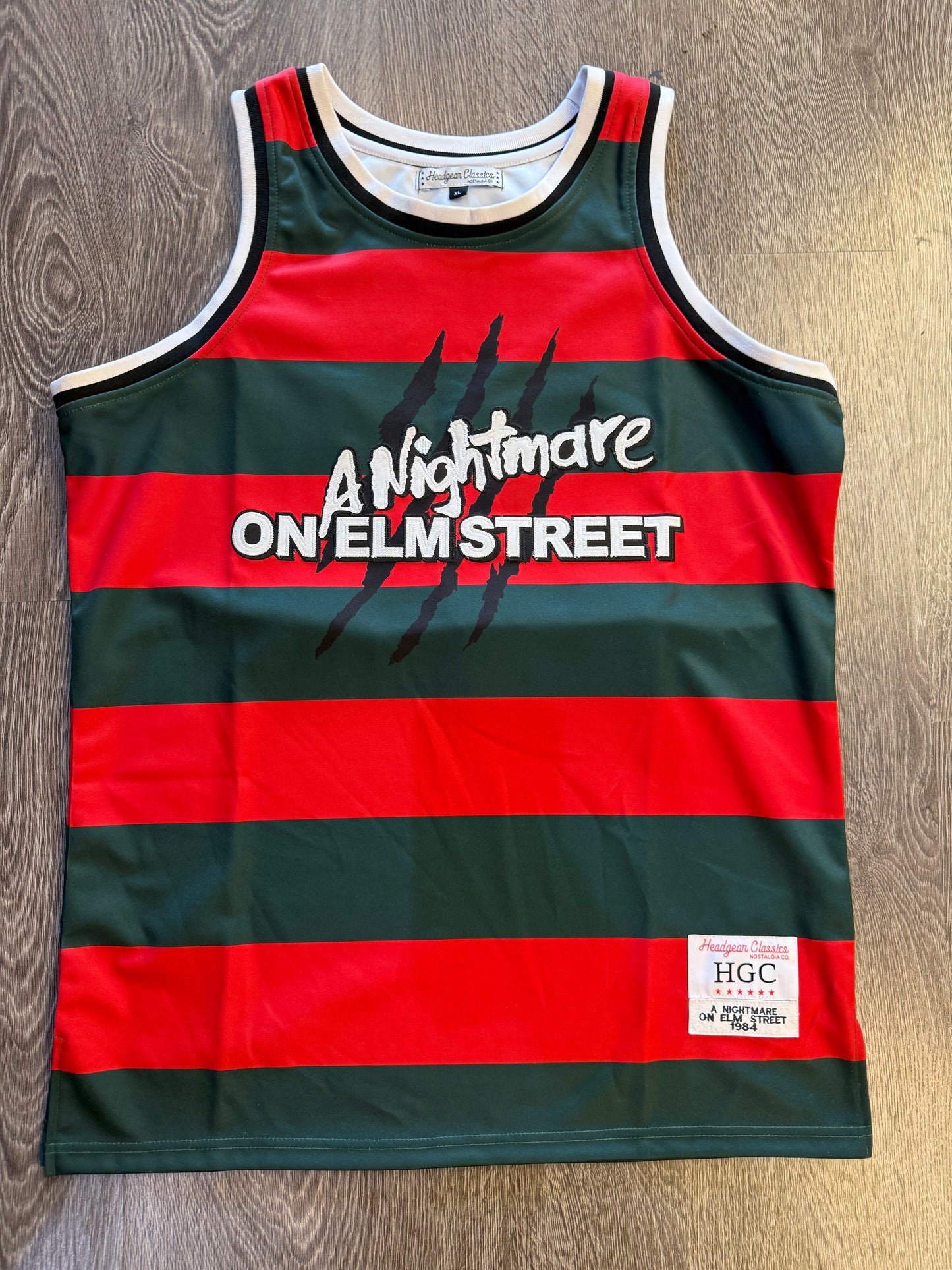 A Nightmare on Elm Street Striped Jersey - Freddy Krueger Inspired