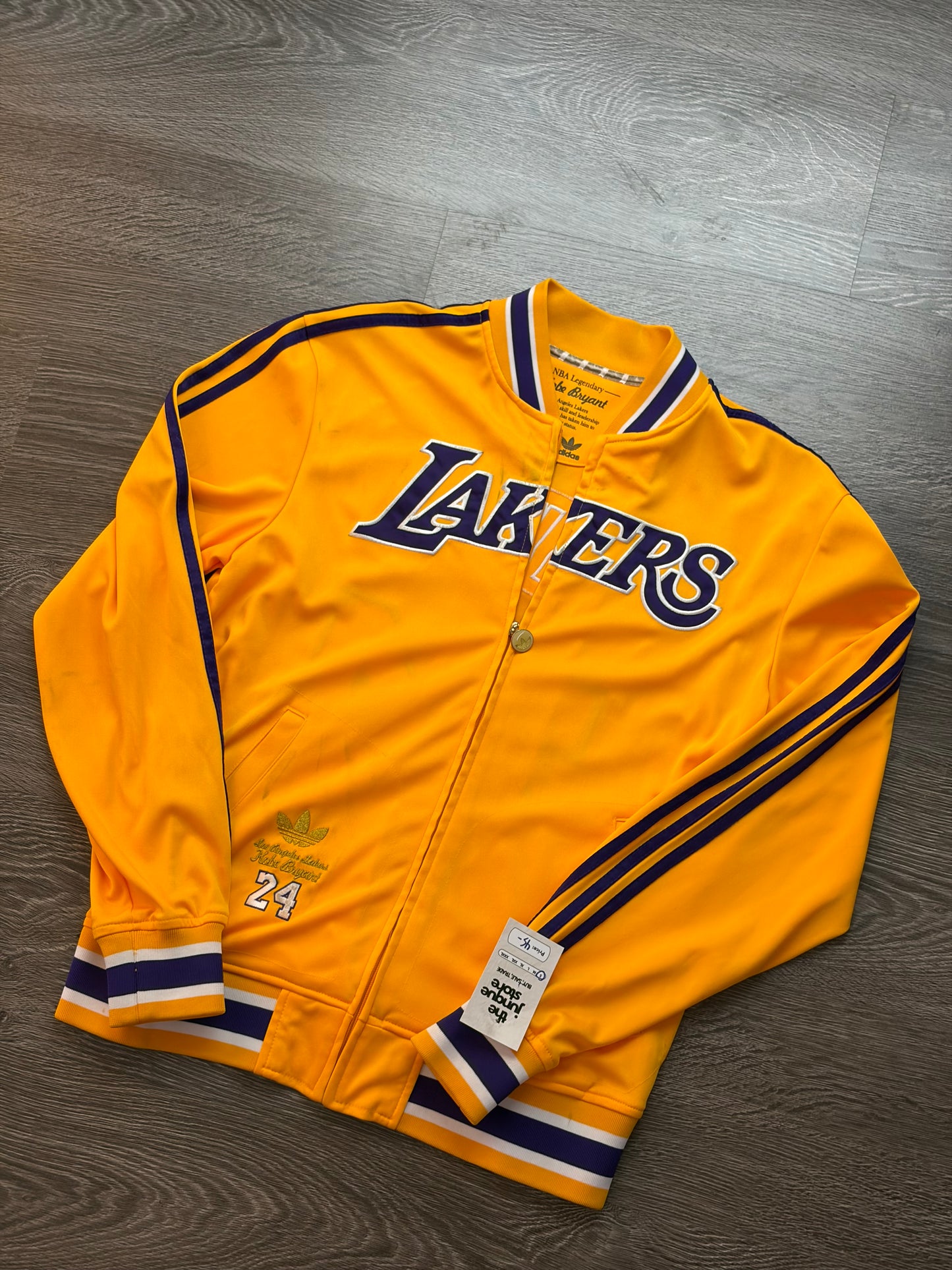 Lakers Kobe Bryant NBA Legends Jacket Sz. L