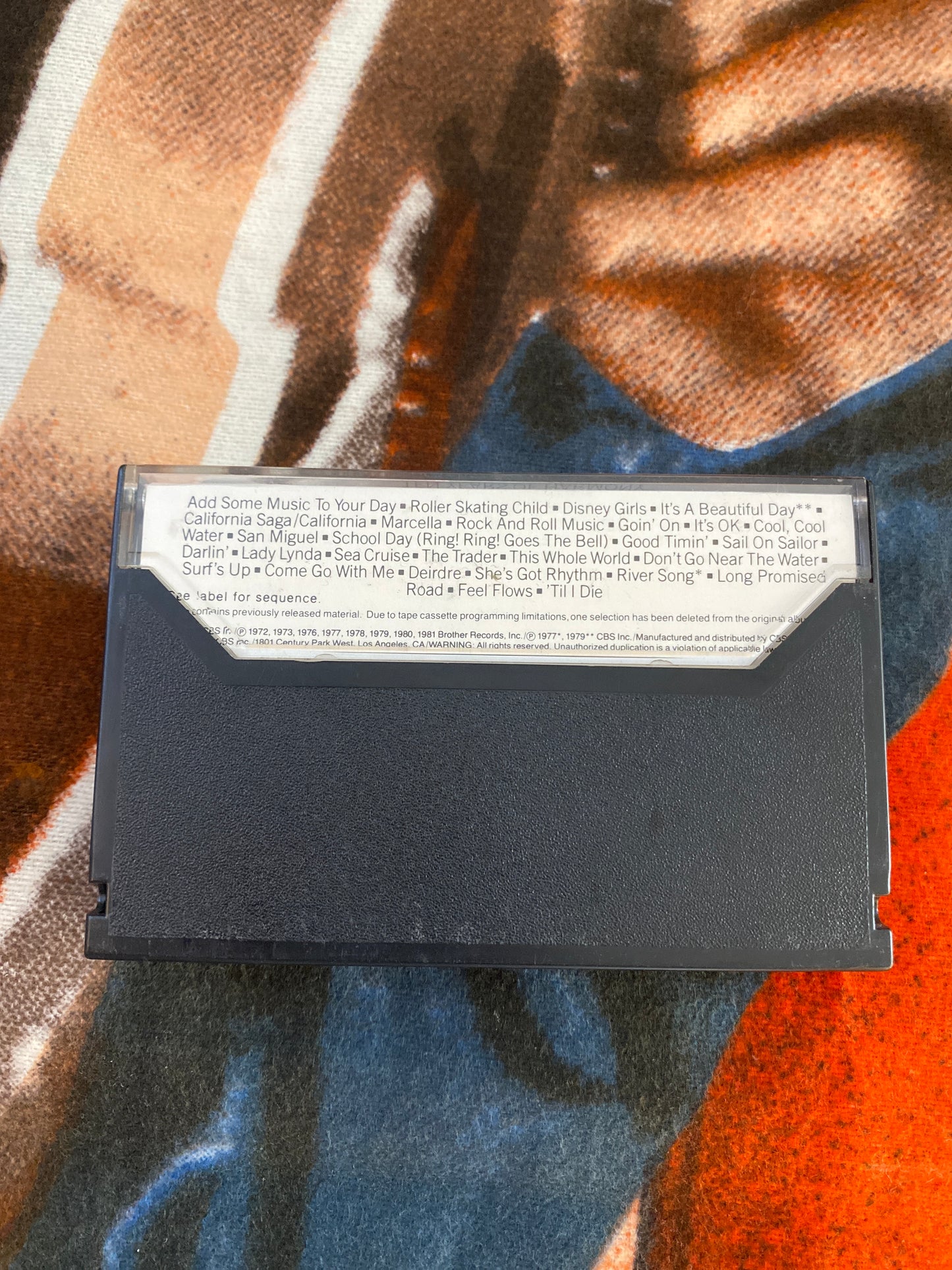 The Beach Boys Ten Years In Harmony Cassette Tape